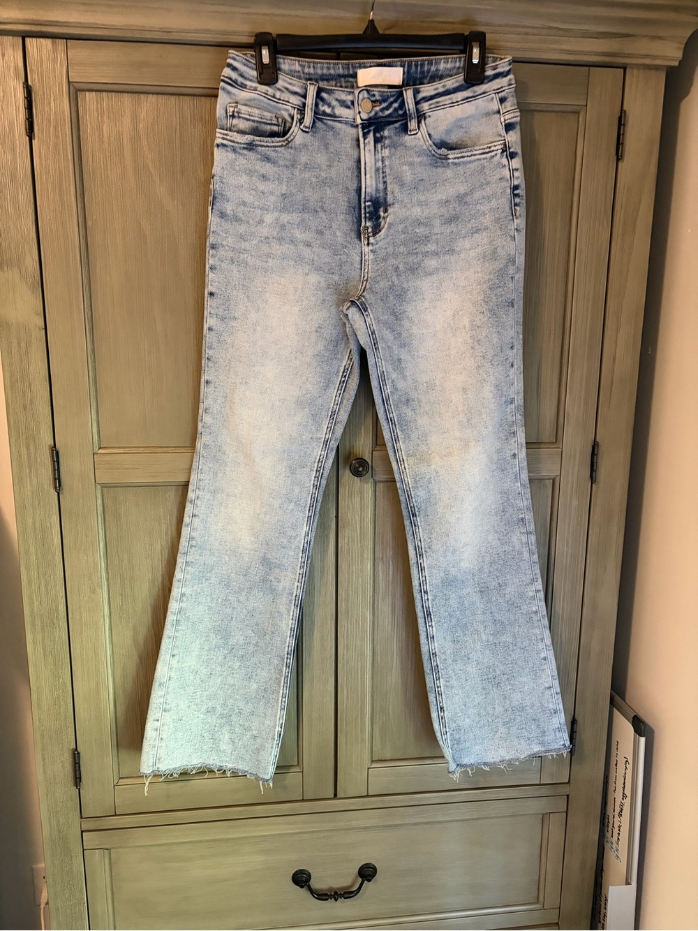 High-Rise Light Blue Wide-Leg Women's Jeans